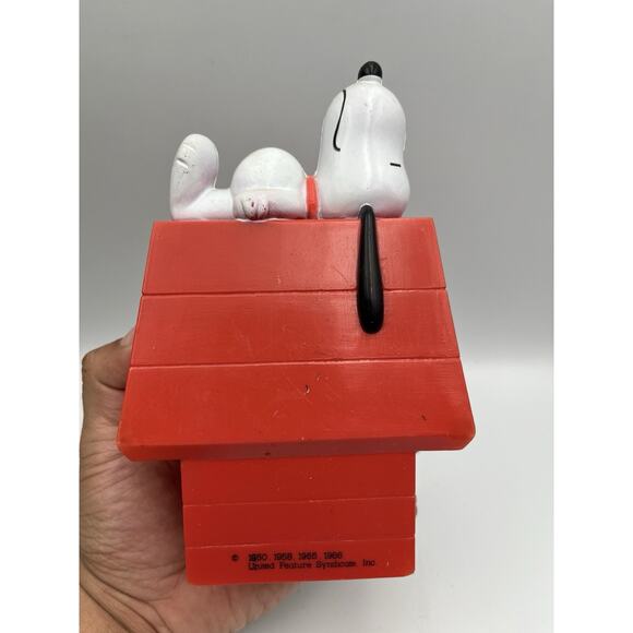 VINTAGE 1966 SNOOPY BANK CHEX PARTY MIX & PEANUTS 40 YEARS OF TRADITION - Picture 3 of 6